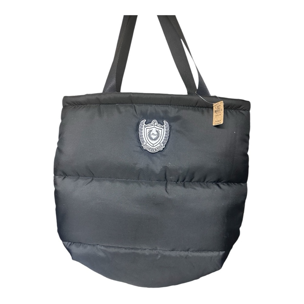 Victoria’s Secret quilted tote bag NWT black color